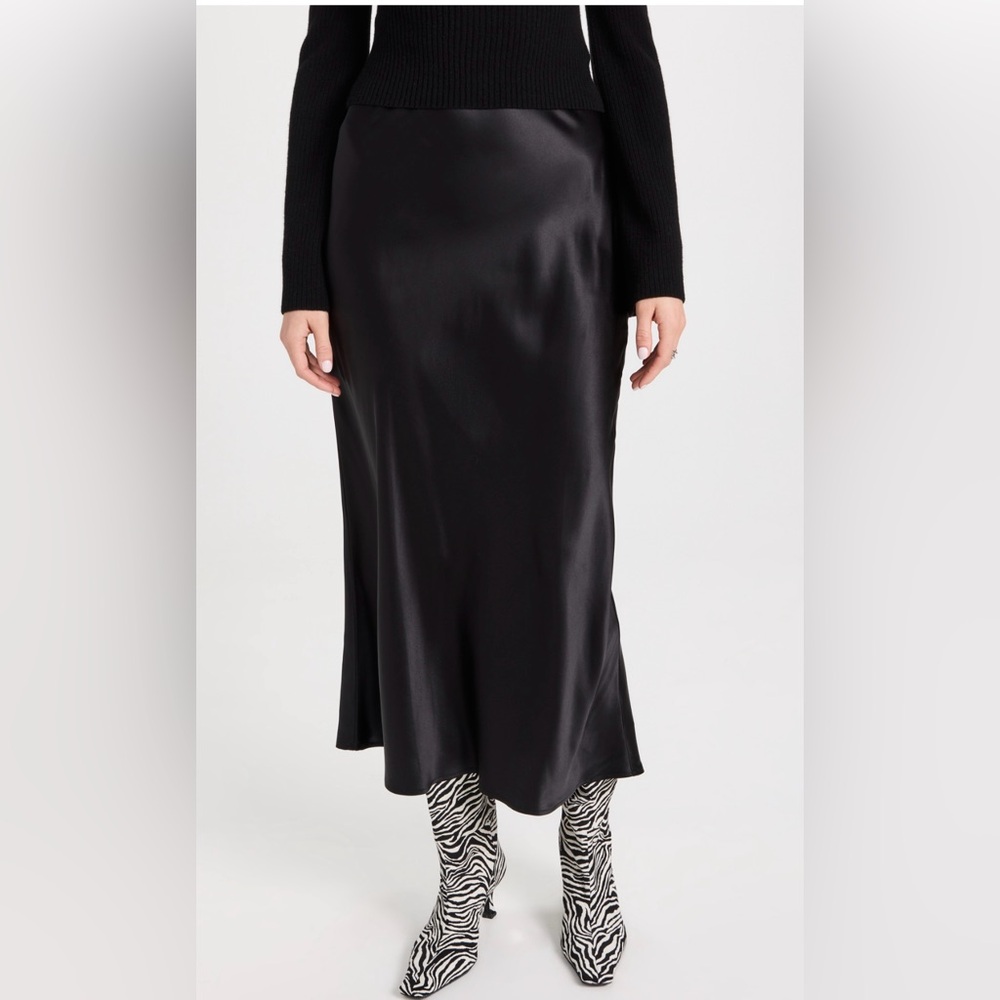 Reformation Silk Layla Skirt